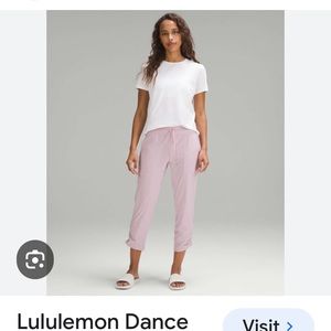 Lululemon Dance Studio Mid Rise Crop - PINK colour - NWT